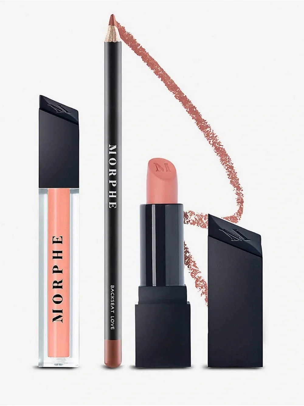 VAULTED ~ Morphe Cosmetics ~ ‘NUDE PINK’ ~ Lip Trio Set ~ RARE & HTF ~ NIB